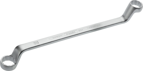 Hazet dubbele ringsleutel, buiten dubbel zeskant profiel, 20 x 22 mm, 630-20X22