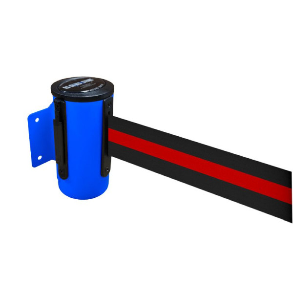 Stein HGS HGS wandriemcassette -P-Line Future-, blauw, zwart/rood/zwart horizontaal (gestreept), met riemeindstuk (standaard), 12850b-0602