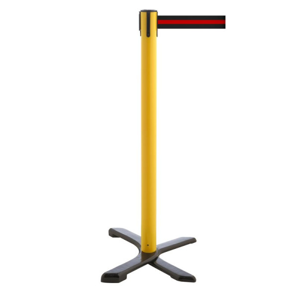 Stein HGS HGS personengeleidingssysteem -P-Line Compact-, geel, zwart/rood/zwart horizontaal (gestreept), met riemeindstuk (standaard), 34868-0702