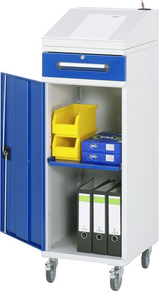 RAU zijkast sta bureau - model 02, B450 x D520 x H1235/1345 mm, 07-450-M02F.11