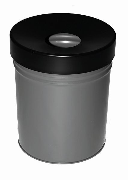 TKG afvalbak FIRE EX Grafiet, Ø 344 x H 415 mm, 370038