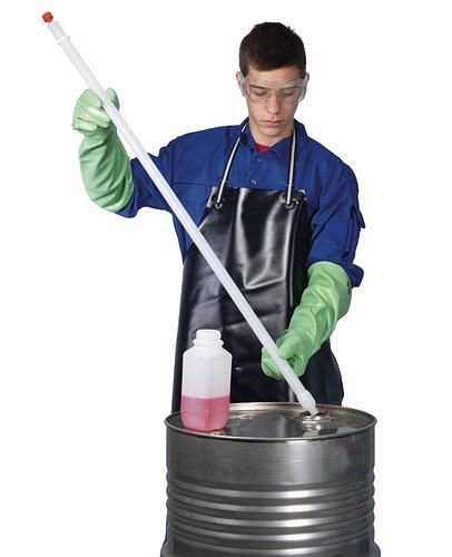 DENIOS monsternemer LiquiSampler van transparant PP, dompeldiepte 1000 mm, 250 ml, 179-396