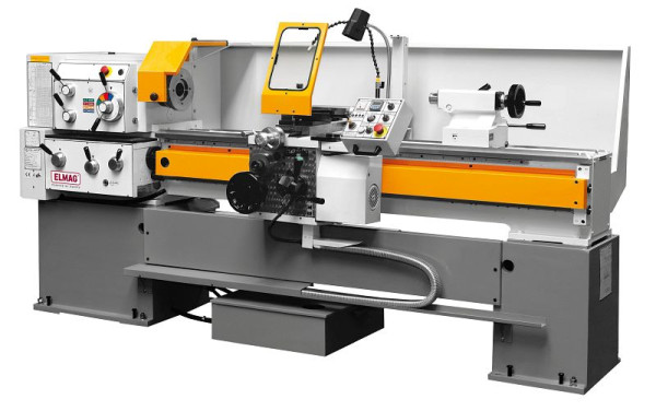 ELMAG universele draaibank, PREMIUM CU 400 RD - Vario hartbreedte 1000 mm-, inclusief RÖHM klauwplaat, 88625