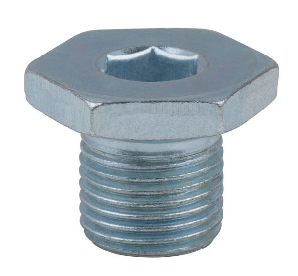 KS Tools olieaftapschroef, binnenzeskant 8mm, M14x1,25x13mm, verpakking van 10, 430.1062