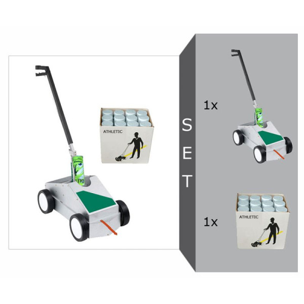 Stein HGS HGS markeerwagen -Sport Striper- complete set, markeerwagen -Sport Striper-, inclusief 1 doos (12 blikken), markeerverf -Athletic-, 28064