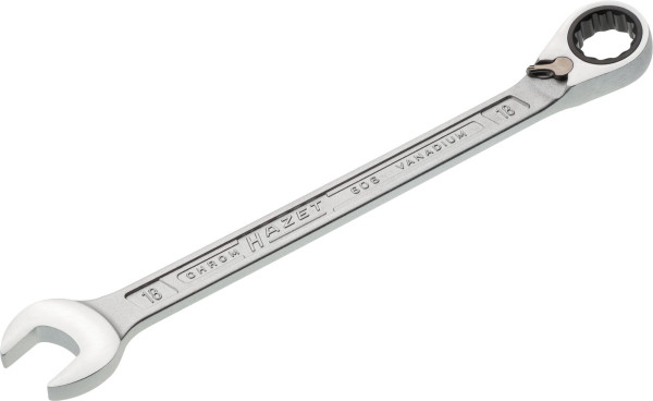 Hazet combinatieratelsleutel, extern dubbel zeskant tractieprofiel, 18 mm, 606-18