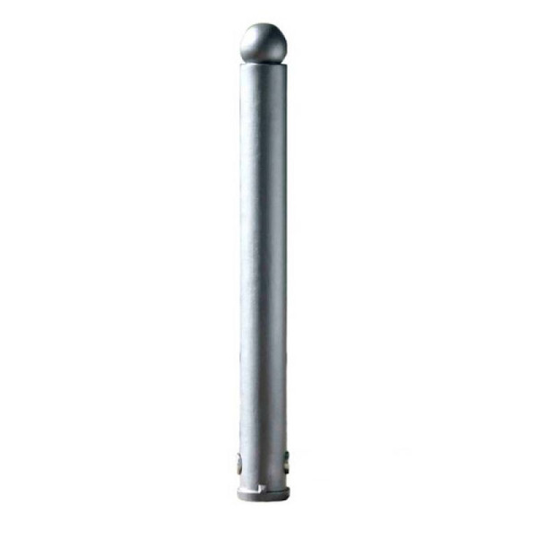 Stone HGS stijl tuinpaal -Selene-, 885 mm, afneembaar met 3p technologie, (driehoeksluiting), inclusief bodemhuls, RAL 3020 verkeersrood, 40070-02