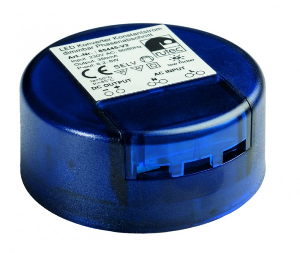 rutec Projekt LED omvormer 350mA 6.2W - 9W constante stroom omvormer dimbaar, PHE445-V2