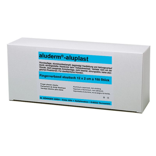 Stone HGS vingerverbanden -aluderm®-aluplast-, 180mm / 100 stuks, elastisch, 25998