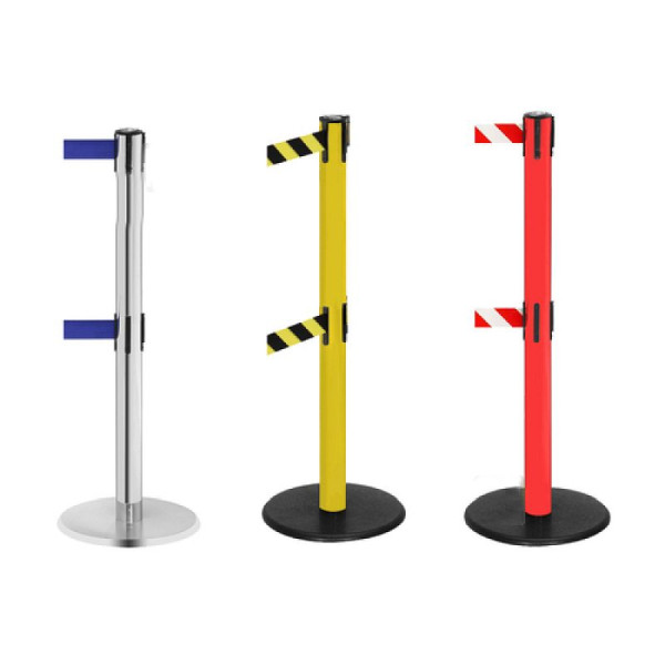 Stein HGS HGS personengeleidingssysteem -P-Line Duo-, blauw, oranje, met riemeindstuk (standaard), riemlengte: 2 x 4 m, 36404-1502