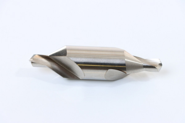 ELMAG centerboor DIN 333 vorm A, boor-Ø: 10, 00 x schacht-Ø: 25,0 mm, lengte: 100 mm, spiraalgroef, 60° verzonken hoek, rechtssnijdend, van HSS, 89073