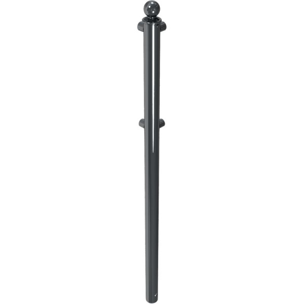 Stone HGS beschermrailing/voordeelrailing, hoekpaal, buisdiameter 60mm, totale lengte 1500mm, voor boven- en knierail/90°, voor inzetting in beton, RAL 7016 antracietgrijs, 467.13b