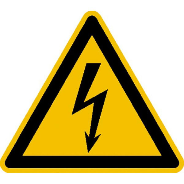 Stein HGS HGS elektrische markering/waarschuwingsbord, waarschuwing voor elektrische spanning, 400 mm / aluminium, reliëf, 11.0194