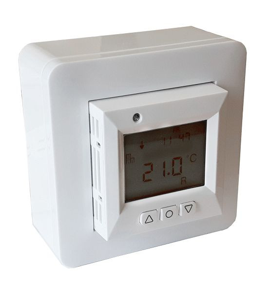 Schultze TAP16R elektronische thermostaat, programmeerbaar, +5 tot + 37 ° C, 230 V 16 A, IP21, 1-TAP16R