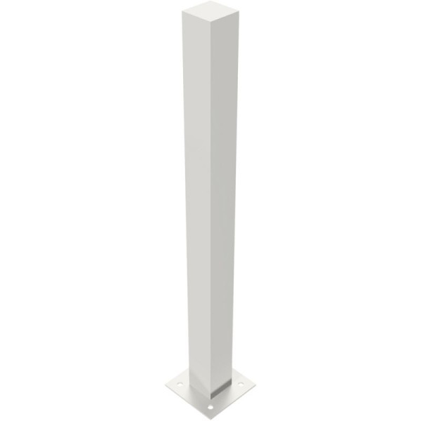 Stone HGS afzetpaal -Bollard-, vast, voor pluggen met voetplaat, zonder ogen, 4070p