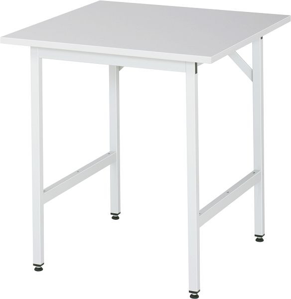 RAU Jerry serie werktafel (3030) - in hoogte verstelbaar, EGB melamine plaat, 750x800-850x800 mm, 06-500ME80-07.12