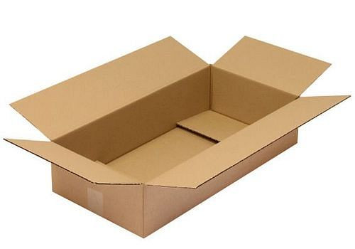 TransPak golfkartonnen vouwdoos 1-wandig, binnenmaat 590 x 290 x 130 mm, kwaliteit 1.30C, VE 25, 299303