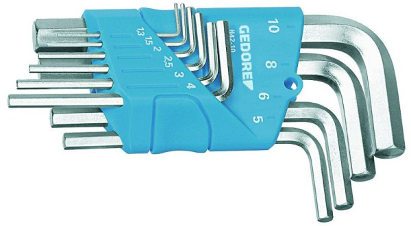 GEDORE haakse schroevendraaierset (mm) voor binnenzeskantschroeven, 1505408