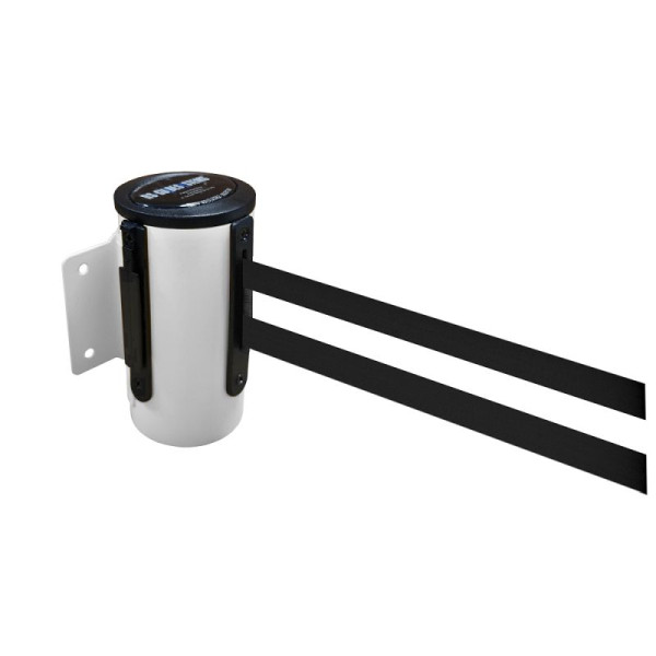 Stein HGS HGS wandbandcassette -P-Line Future-, wit, zwart/wit/zwart horizontaal (gestreept), met bandeindstuk (standaard), 12850m-0402
