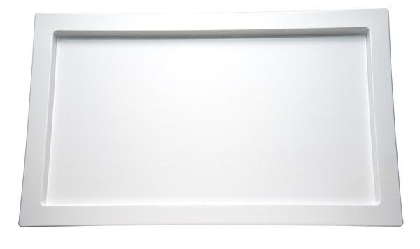 APS GN 1/3 dienblad -FRAMES-, 32,5 x 17,6 cm, hoogte: 2 cm, melamine, wit, 84048