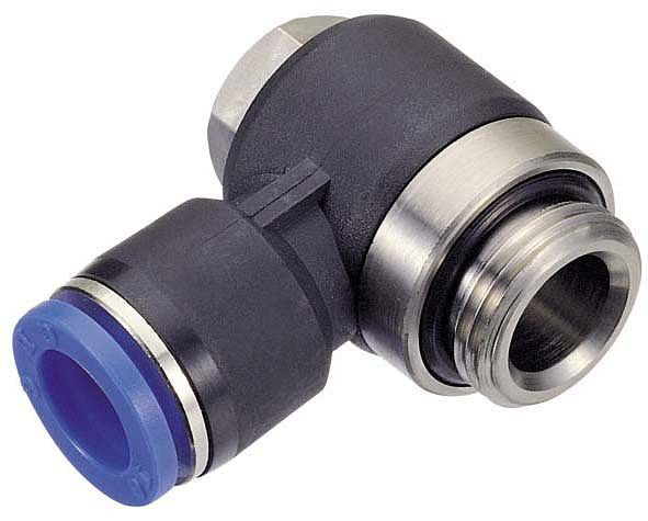 timmer B-WSH-12-1/2-KU, haakse draaikoppeling, cilindrisch, van kunststof, slang-Ø: 12 mm, schroefdraad: 1/2", VE: 5 stuks, 03180304