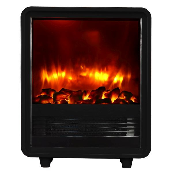 BALDERIA George elektrische haard, 2000 W, zwart, EF63B-BK