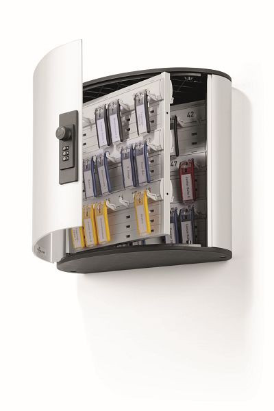 DURABLE KEYBOX 54 CODE, zilver, sleutelkastje voor 54 sleutels, 197723