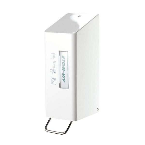 Air Wolf toiletbrilreiniger, Omega-serie, H x B x D: 288 x 97 x 142 mm, wit roestvrij staal, 29-416