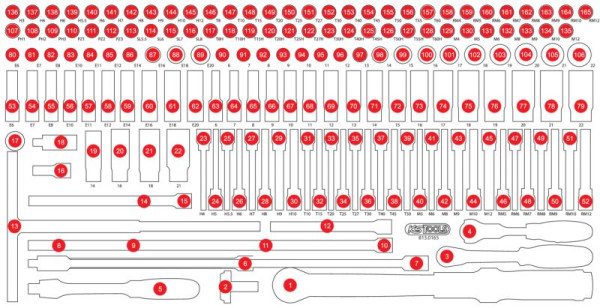 KS Tools Leeg schuiminzetstuk voor 813.0165, 813.0165-97