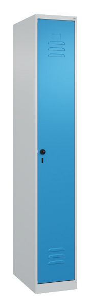 C+P luierkluis Classic PLUS, 1850x300x500mm, 7035/5012, veiligheidsdraaigrendel, 080000-10 S10002