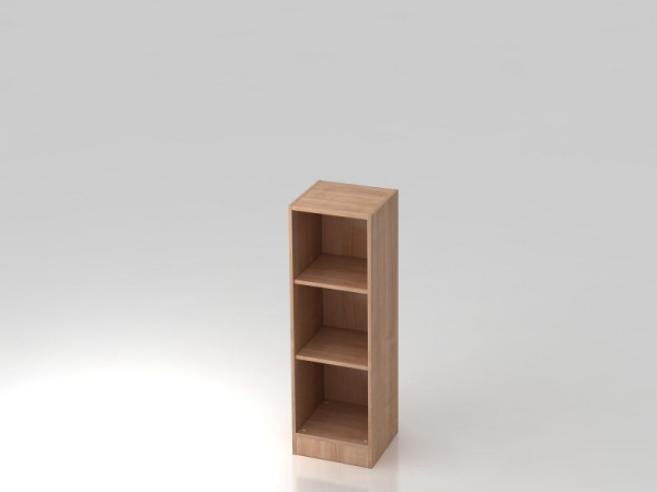 Hammerbacher smalle plank 3OH met notenhouten bodempaneel, 40,6x40x127 cm (BxDxH), V6050/N