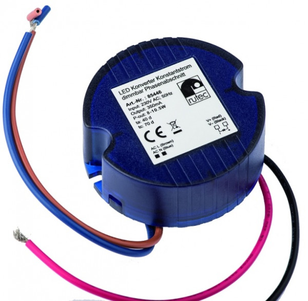 rutec Projekt LED omvormer 350mA 8W - 12W constante stroom omvormer dimbaar, PHE446