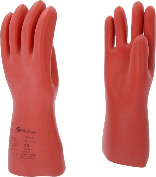 KS Tools Elektriciensbeschermhandschoen met mechanische en thermische bescherming, maat 12, klasse 2, rood, lengte: 360 mm, 117.0095