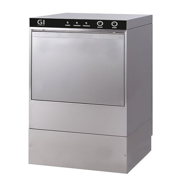 Gastro-Inox elektronische vaatwasser, 50x50cm, 230V, RVS AISI 304, 400.101