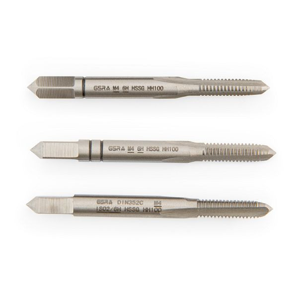 GSR handtapset metrische draad DIN 2184-2 (DIN 352) rechts HSS-G M 3,5, 00105140