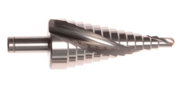 Projahn stappenboor met spiraalgroef HSS-Co maat 1 4-12 mm, 76901