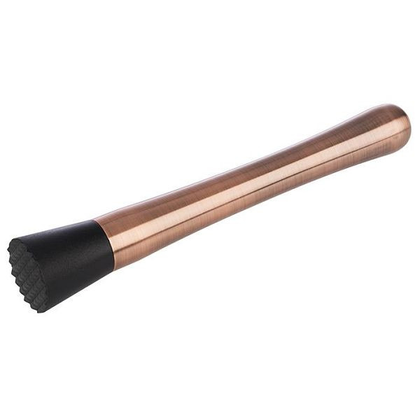 APS stamper, Ø 3,5 cm, hoogte: 20,5 cm, roestvrij staal, polystyreen, antiek koperlook, 93362