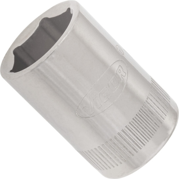 VIGOR dopsleutelinzet, hol vierkant 10 mm (3/8 inch), buitenzeskantprofiel, 12 mm, V2272N