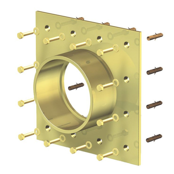 DOYMA Curaflex mantelbuis 8000, DN 200 - GGV met butyl afdichtingstape, 180020000030