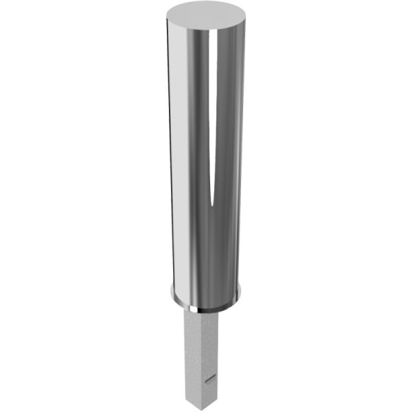 Stone HGS afzetpaal -Bollard-, vast, 900mm/afneembaar, met driehoekbevestiging DIN 3223, geen oogjes, 40204f