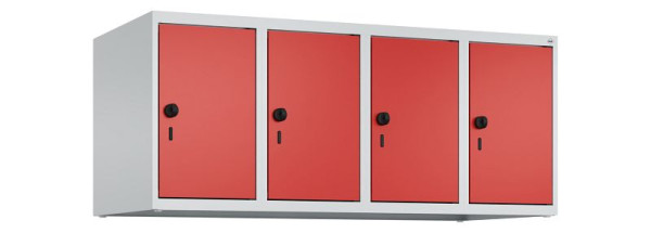C+P kastopzet Classic PLUS, bovenkast, 7035/3020, veiligheidsdraaisluiting, 500x1200x500mm, 4 vakken, 080090-40 S10002
