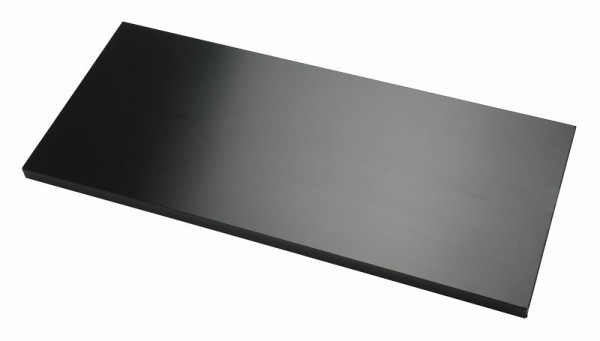 Bisley plank met laterale ophanginrichting voor EuroTambour, zwart, ET410SHPS333