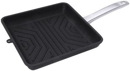 Contacto koekenpan, vierkant 26 cm gegoten aluminium met anti-aanbaklaag, 5504/250
