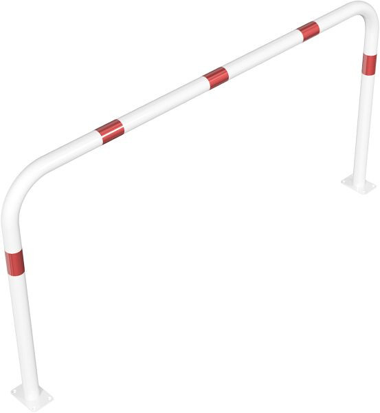 Schake buisbeugel van stalen buis Ø 60 x 2,5 mm zonder dwarsbalk voor plugbevestiging, totale breedte: 2000 mm, 465_54B