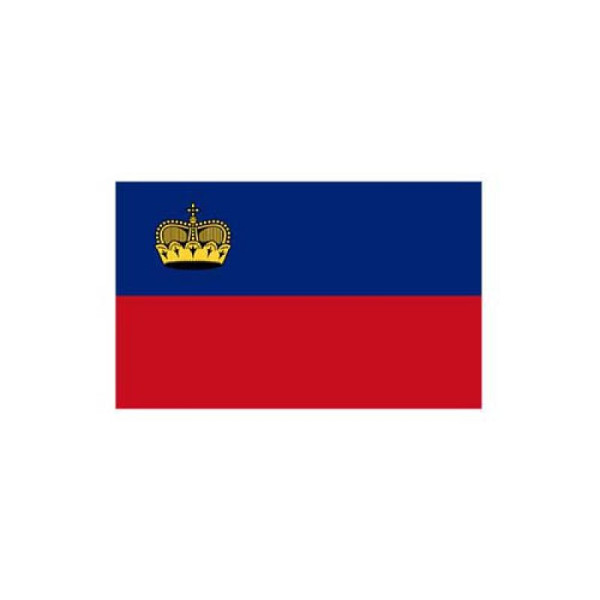 Stein HGS HGS Landvlag Liechtenstein, 100 x 150 cm (liggend formaat), met touw en lus, FlagTop 110 g/m², voor vlaggenmasten 6 m, zonder ajourzoom, 27102
