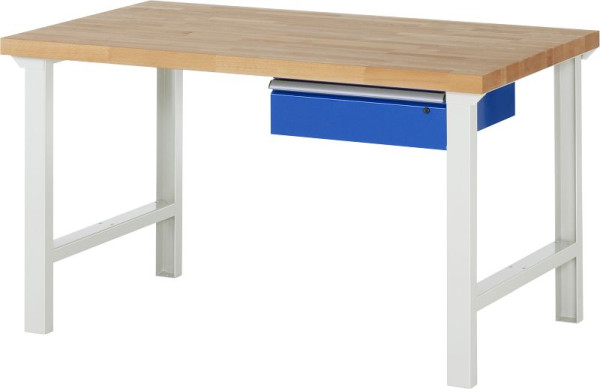 RAU werkbank serie 7000 - modulair ontwerp, 1 x lade, 1500x840x900 mm, 03-7001A1-159B4S.11