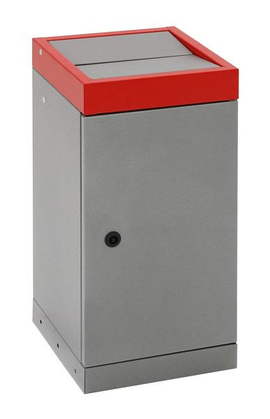 stumpf afvalscheiding ProTec-Plus, grijs alu / 3000, verzinkte binnenemmer, volume: 30 liter, 607-030-0-2-300