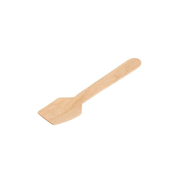 Fiesta Green ijslepel berkenhout biologisch afbreekbaar 9,6cm, VE: 100 stuks, DK399