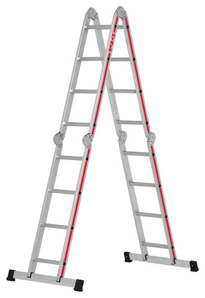 HYMER multifunctionele ladder, 4x4 sporten, lengte enkele ladder 4,59 m, 404316