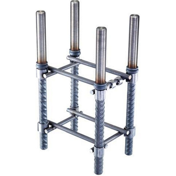 Stein HGS HGS ankermand voor buispalen met voetplaat, 4 x M 16/4 gaten, msk1416